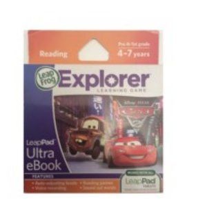 Leapfrog LeapPad Ultra eBook Cartrdge Disney Pixar Cars 2  Sealed NEW!